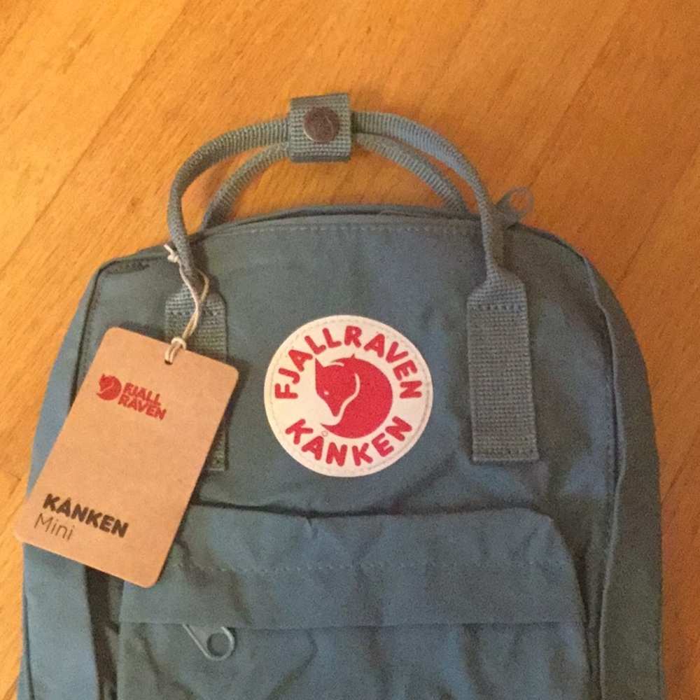 NWT Mini Frost Green Kånken Fjallraven Backpack